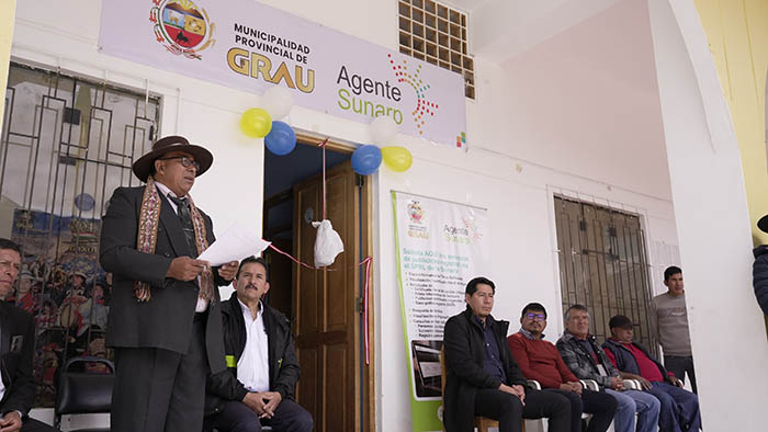 Inauguran agente Sunarp en sede de Municipalidad Provincial de Grau 